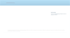 Desktop Screenshot of evaluationtrust.org